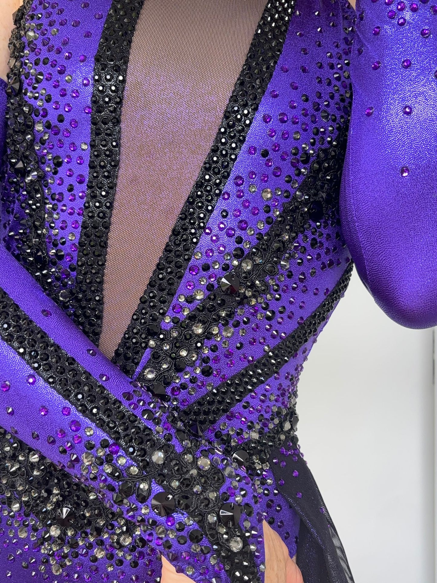 Purple & Black - Ready to Wear - Small